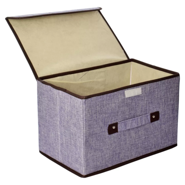 Коробка-пуф для іграшок MR 0366 з ручкою