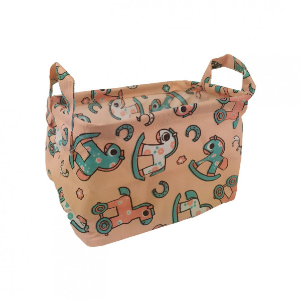 Кошик для іграшок CLR609 бавовна, водонепроникне просочення, 20 * 16 * 4 см