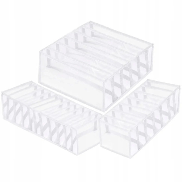 Набір органайзерів для зберігання білизни Springos HA3114 білий (HA3114)