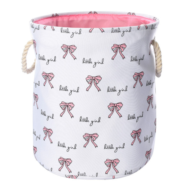 Кошик для іграшок MR 0613, бантик, 2 ручки 40 см