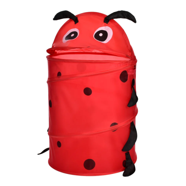 Кошик для іграшок Гусениця Bambi MR 0663-1 висота 68 см Червоний (MR 0663-1(Red))