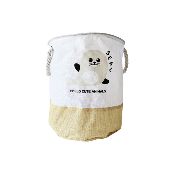 Корзина для игрушек и белья "Hello cute animals Кот" MGZ-1006(Gold) 35 х 40 см(MGZ-1006(Gold))