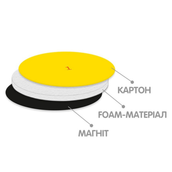 Демонстраційний магнітний набір "Дроби-Танграм" VT5555-03 (VT5555-03)