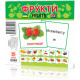 Розвиваючі картки "Фрукти" (110х110 мм) 66424  укр. /англ. мовою (66424)