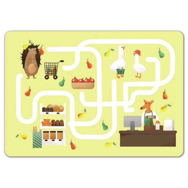 Дитячі розвивальні картки "Пиши-стирай Лабіринти" 1781001 (1781001)