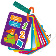 Набір навчальних карток "Цифри та фігури" Vladi Toys VТ2000-11 укр (VT2000-11)