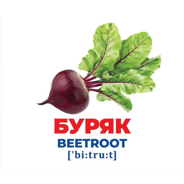 Набір розвиваючих карток Геній з пелюшок "Овочі" Ранок 10107194У, 17 карток (10107194)