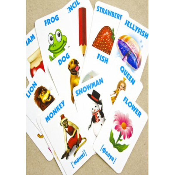 Детские развивающие карточки "Английский алфавит" 13106047, 36 карточек