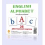 Розвиваючі картки "Англійський алфавіт" (110х110 мм) 101 693 англ. мовою