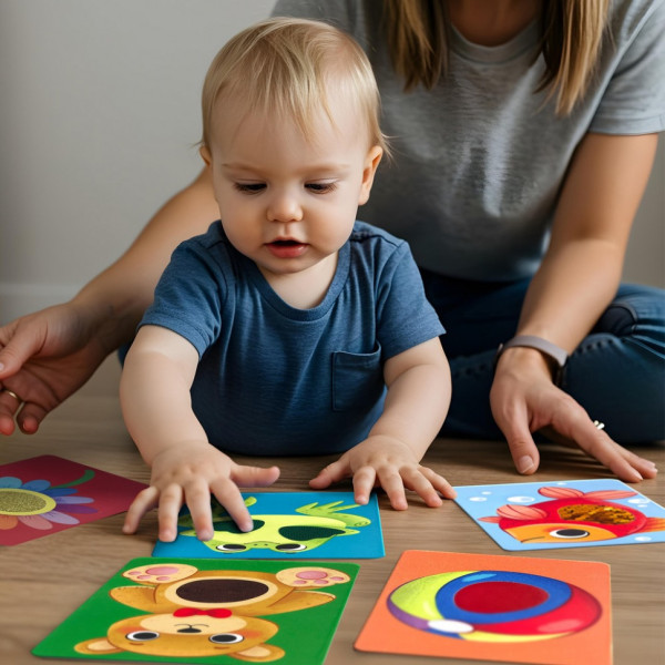 Набір карток з тактильними елементами "На прогулянці" 301231 (301231)