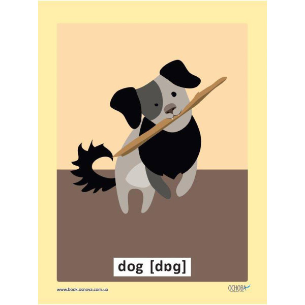 Демонстраційні флеш-картки Англійська мова ЗПП 051 двосторонні (ЗПП051)