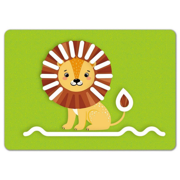 Дитячі розвивальні картки "Пиши-стирай Веселі тваринки" 1781004 (1781004)