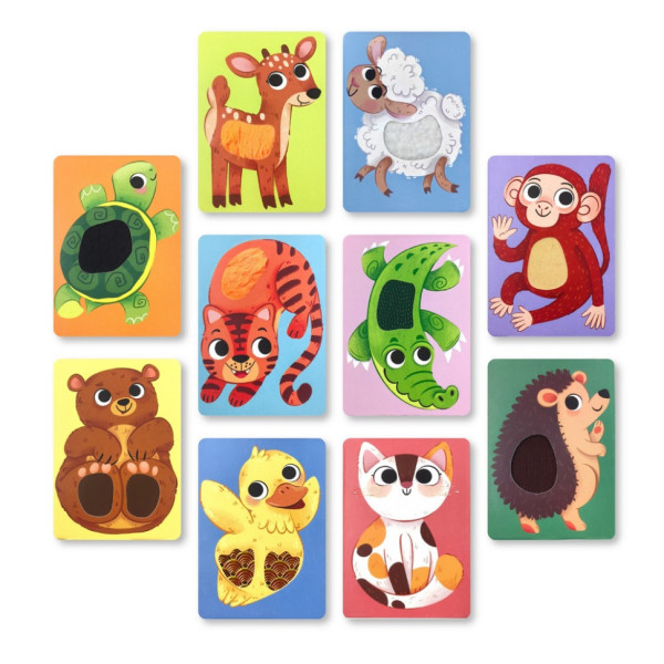Набір карток з тактильними елементами "Малюки тварин" 301230 (301230)