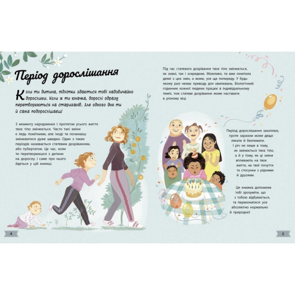 Дитяча книжка "Моє тіло змінюється путівник по дорослішанню" 1625001 для дівчат (1625001)