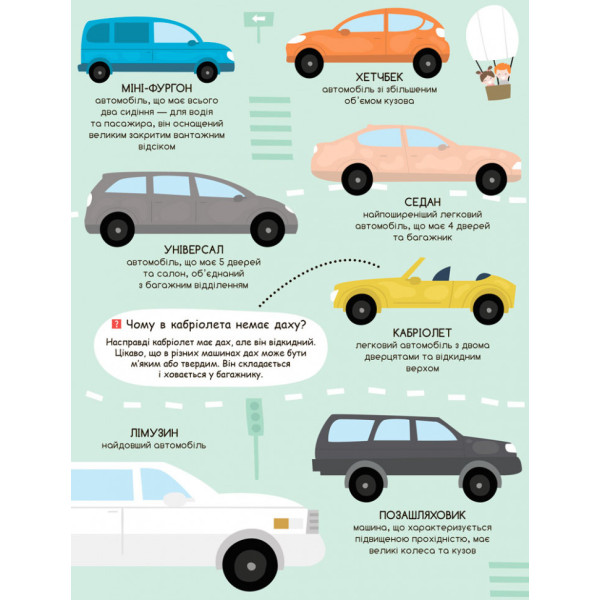 Дитяча книга "Моя перша енциклопедія" Такі різні машини " 866003  укр. мовою (866003)