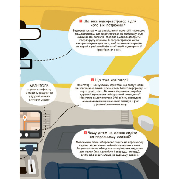 Дитяча книга "Моя перша енциклопедія" Такі різні машини " 866003  укр. мовою (866003)