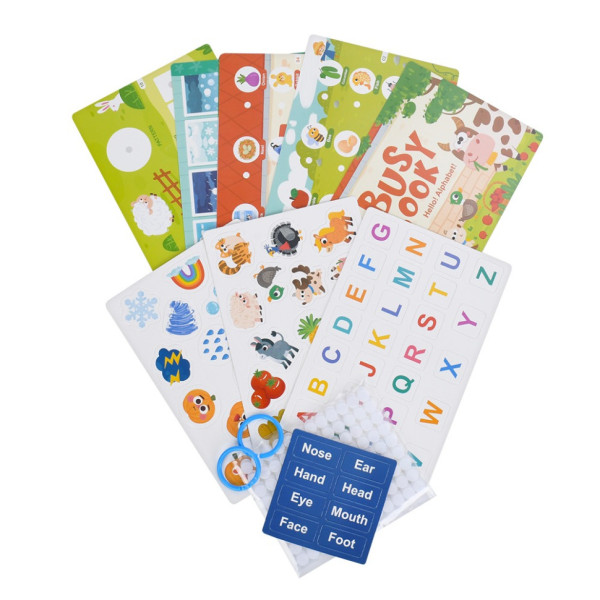 М'яка розвиваюча іграшка-книжечка "Busybook" 557-581-583-3 (557-581-583-3)