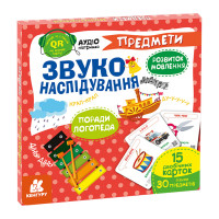 Навчальна гра Звуконаслідування Предмети Ранок з QR кодом (1662003)
