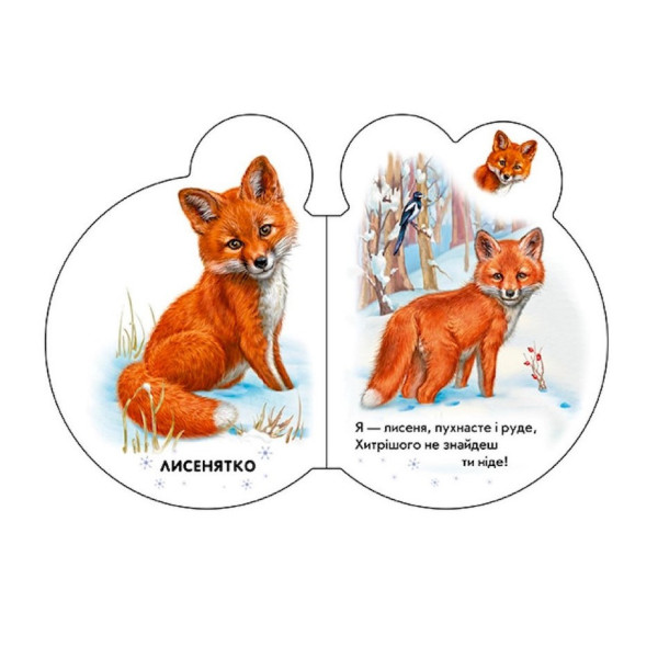 Картонна книжечка для найменших Малята : У лісі 411017 аудіо-бонус (411017)