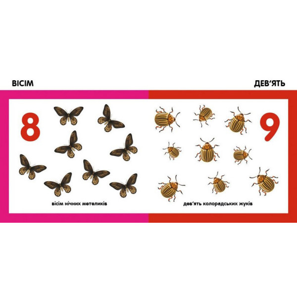 Детская смарт-книжечка "Считаем насекомых" 944010, 24 страницы (944010)
