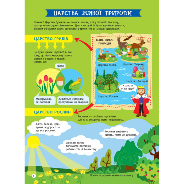 Дітям про науку "Біологія" 14003 українською мовою, 32 сторінки (14003)