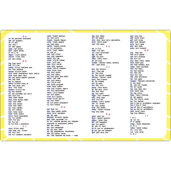 Навчальний зошит "English for kids : Writing words" 20906 англійські слова (20906)