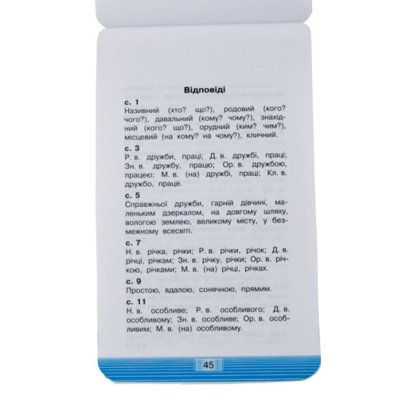 Навчальна книга Тренажер з української мови. Відмінювання 97952 (97952)