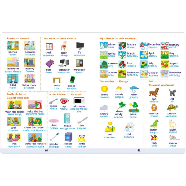 Навчальна збірка завдань "Англійська до школи" 19111, 80 сторінок (19111)