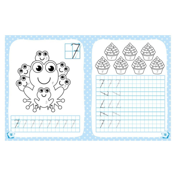 Готуємось до школи Вчимо цифри КЕНГУРУ 822006 від 5 років (822006)