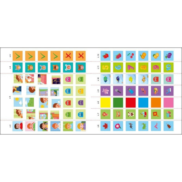 Книжка Англійська з наліпками "Лео та Ліз запрошують до садочка" 1731006 (1731006)