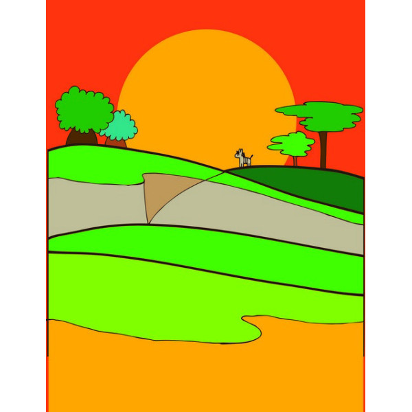 Дитяча книга "Верхи на слоні"  402436 з наклейками (402436)