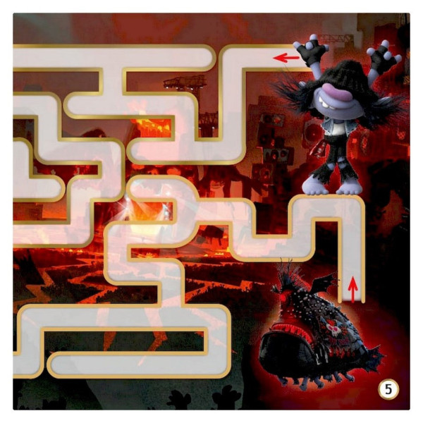 Лабіринти з наклейками "Музика об'єднує" Тролі 1249011, 450 наклейок (1249011)