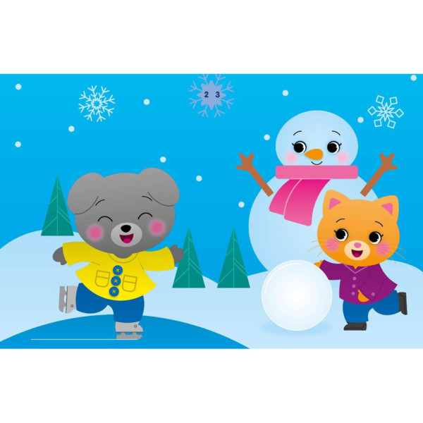 Набір для творчості "Аплікації наліпками Киця" 1655001, 30 наліпок (1655001)