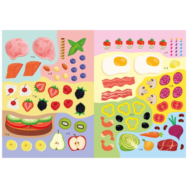 Дитяча книжка улюблені наліпки для малят "Шеф кухар" РМ-64-01 (РМ-64-01)