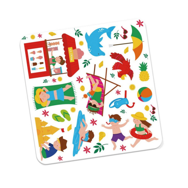 Набір для творчості "Пляж" VT4206-51, 13 наліпок на планшетці (VT4206-51)