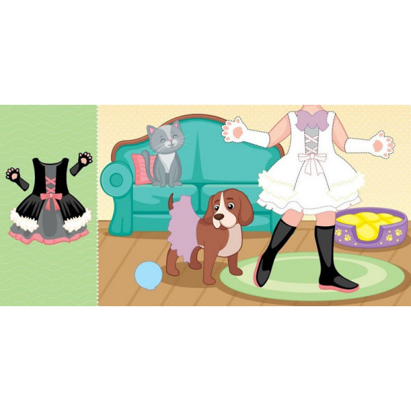 Дитяча книжка з наклейками Одягни ляльку "Модниця Аліса на карнавалі" 615010 (615010)