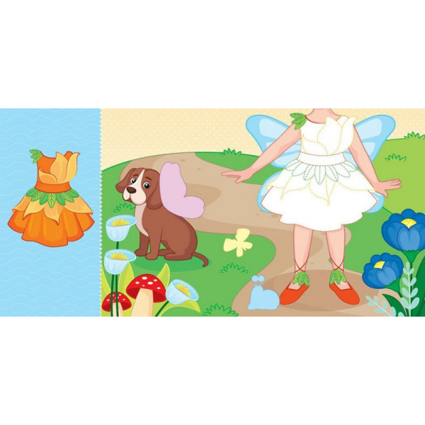 Дитяча книжка з наклейками Одягни ляльку "Модниця Аліса на карнавалі" 615010 (615010)