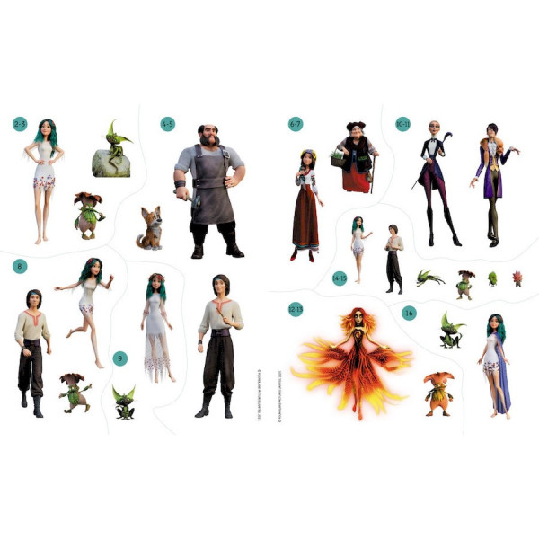 Книжка з наліпками "Неймовірні пригоди Мавки" 1026006 кольорові ілюстрації (1026006)