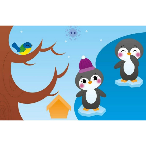 Набір для творчості "Аплікації наліпками Ведмежа" 1655004, 30 наліпок (1655004)