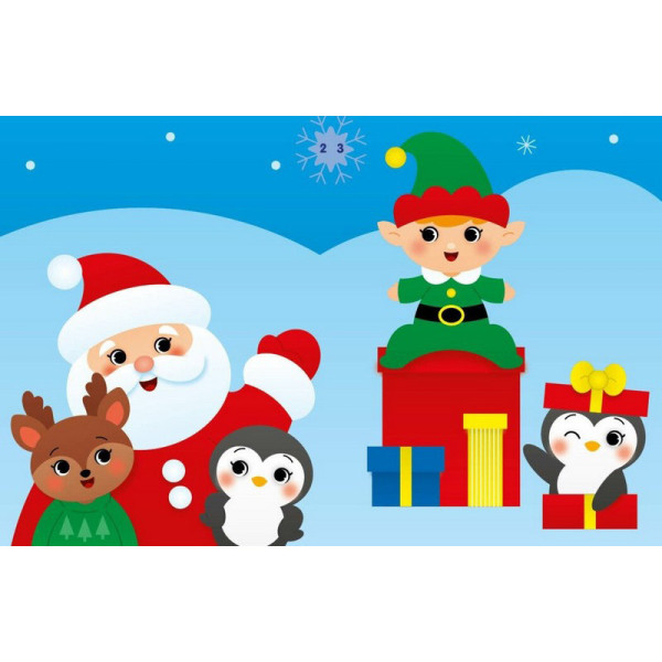 Набір для творчості "Аплікації наліпками Сніговичок" 1655006, 30 наліпок (1655006)