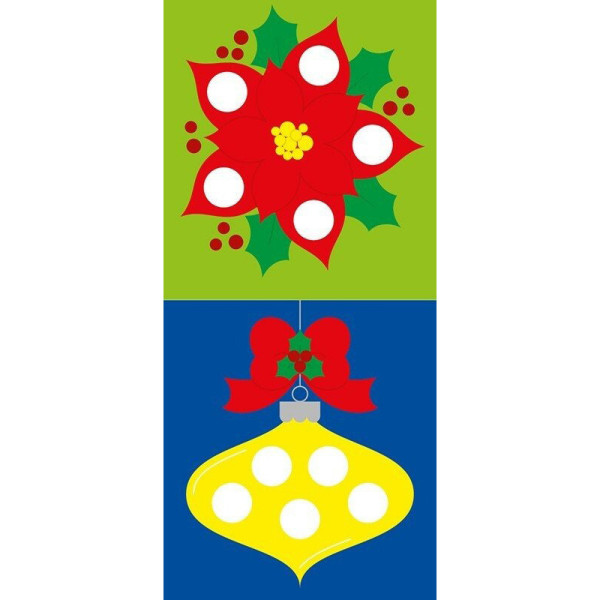 Мозаїка з наліпок для малюків "Сніговик" 166069, 8 сторінок (166069)