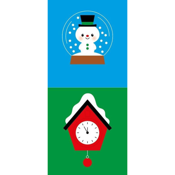 Мозаїка з наліпок для малюків "Санта" 166068, 8 сторінок (166068)