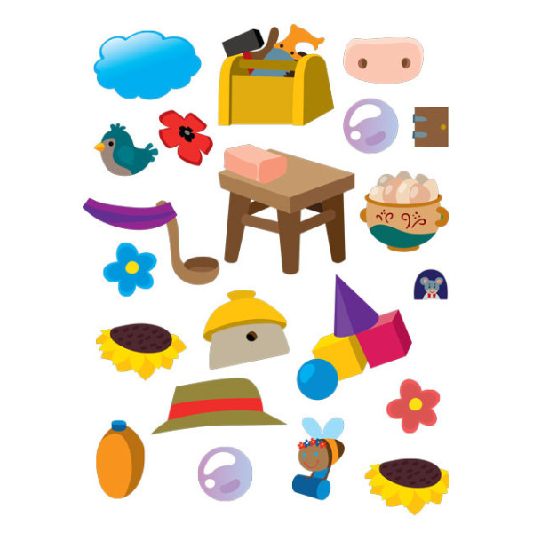 Дитяча розвиваюча книга-гра Кмітливі малюки. Сонце 402962 з наклейками (402962)