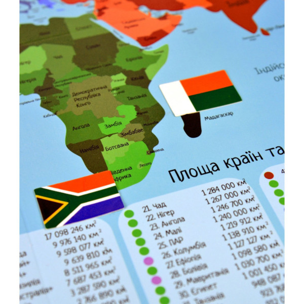 Гра з багаторазовими наклейками "Прапори" Умняшка KP-011 (KP-011)