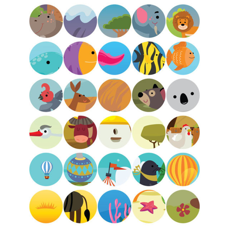 Дитяча розвиваюча книга Веселі усмішки Слоник 402948 з наклейками