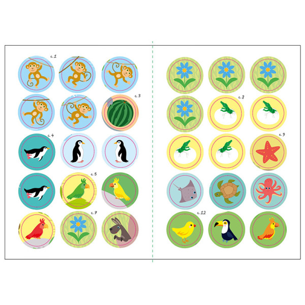 Книга з наклейками Малюк Киць-Киць "Зоопарк" 1841003, 12 сторінок (1841003)