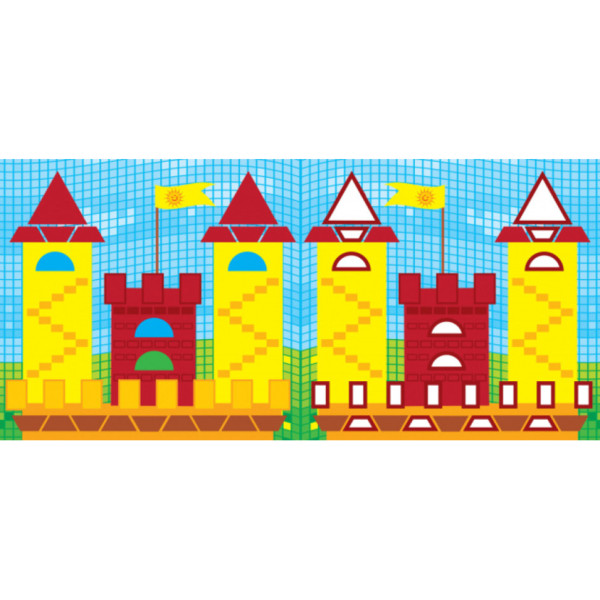 Развивающая книжка Наклейки-картинки "Дворец" 668006, 8 страниц