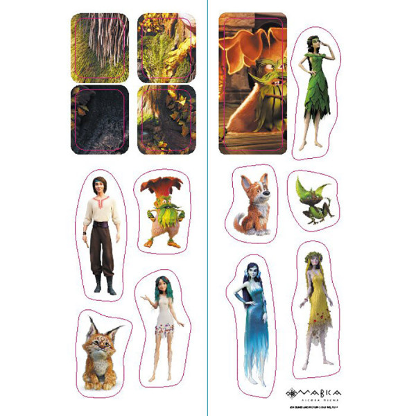 Розвиваючий зошит з наклейками "Мавка Допитливим та кмітливим" 1423014 з плакатом (1423014)