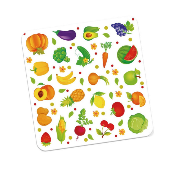 Набір для творчості "Овочі та Фрукти" VT4206-50, 23 наліпки на планшетці (VT4206-50)
