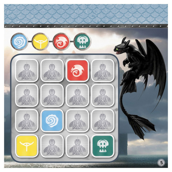 Судоку для дітей "Драконячі вершники" 1191003 з наклейками      (1191003)